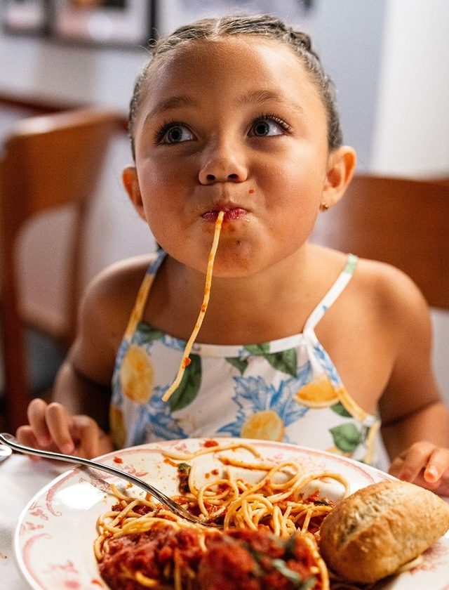 L’enfant aux spaghettis