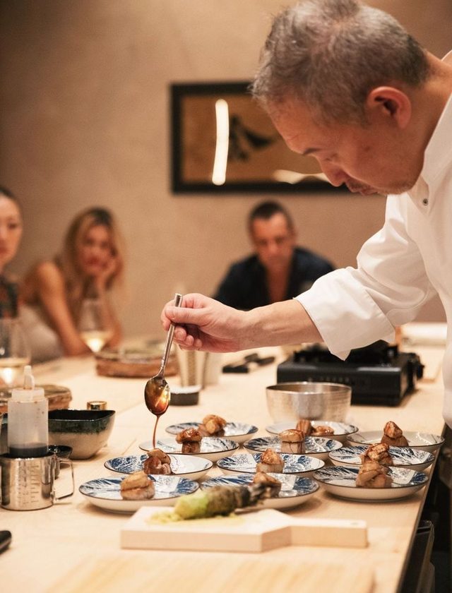 Dressage au comptoir