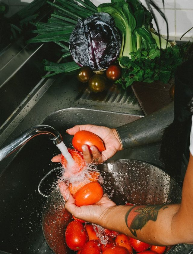 Lavage des légumes